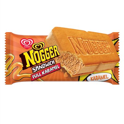 Algida Nogger Sandwich Karamel 145 ml