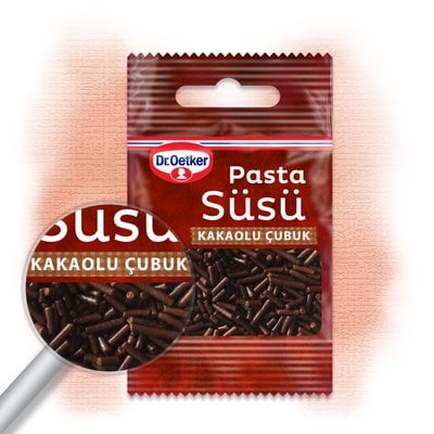 Dr Oetker Dekor Süs Kakaolu Çubuk 10 G
