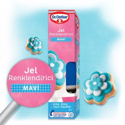 Dr.Oetker Jel Renklendirici Mavi 10 G