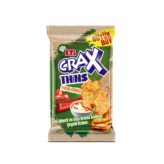 Eti Crax Thins Tatlı Biber Ekşi Krema 70 G