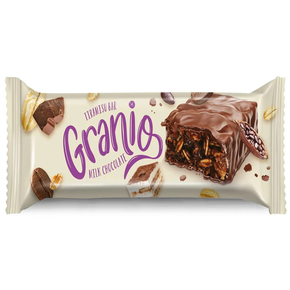 Granio Tiramisu Aromali Bisküvili Tahil Bar