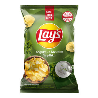 Lay’s Yoğurt & Mevsim Yeşillikleri Süper Boy 125 G