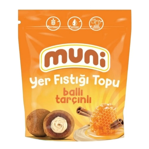 Muni Balli Tarçinli Yer Fistiği Topu 80 g