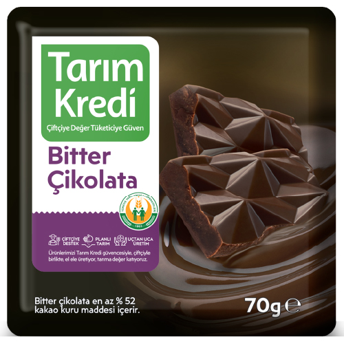 Tk Kare Çikolata Bitter