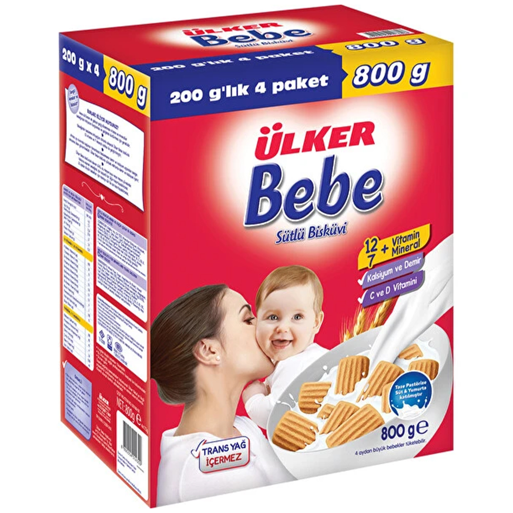 Ülker Bebe Bisküvisi 4x