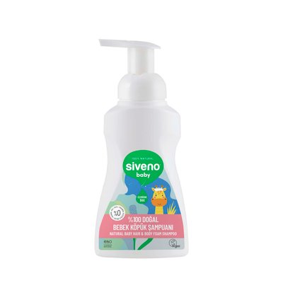 Siveno %100 Doğal Bebek Köpük Şampuanı 250 ml