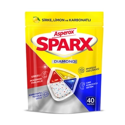 Asperox Sparx Diamond Bulaşık Makinesi Kapsülü 40'lı