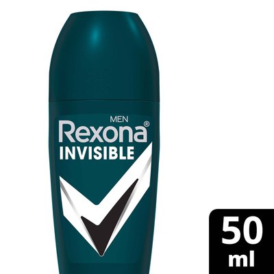 Rexona Men Invisible Black White Roll On 50 ml