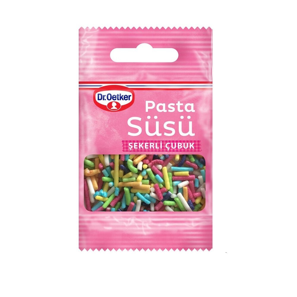 Dr.Oetker Pasta Süsü Şekerli Çubuk 10 G