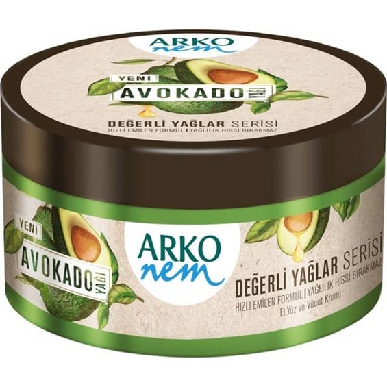 Arko Değerli Yağlar Avokadolu Krem 250 ml