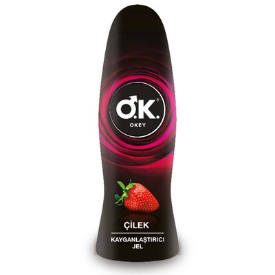 Okey Çilek Kayganlaştırıcı Jel 50 ml