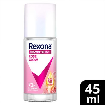 Rexona Vitamin + Bright Rose Glow Kadın Roll On 45Ml