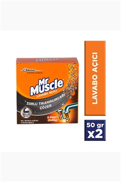 Mr. Muscle Granül Lavabo Açıcı 2'li Paket 2x50g