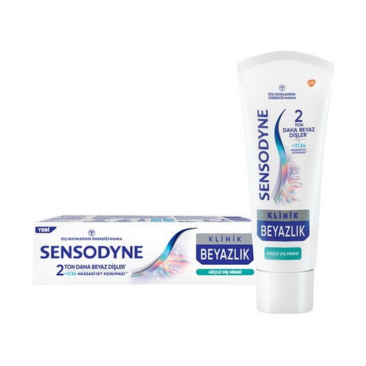 Sensodyne Klinik Beyazlık Güçlü Diş Minesi Diş Macunu 75ml