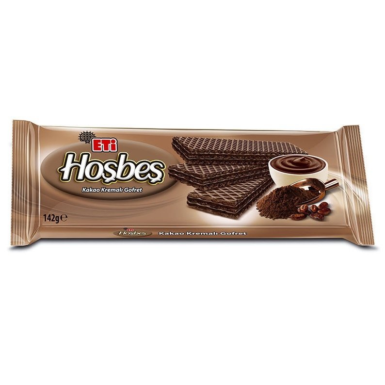 Eti Hoşbeş Kakao Kremalı Gofret 142 G
