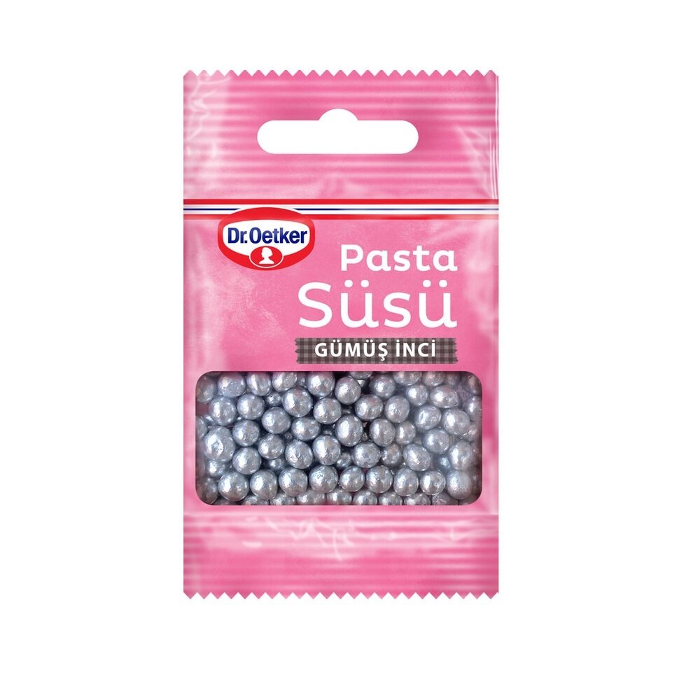 Dr.Oetker Pasta Süsü Gümüş İnci 10 G