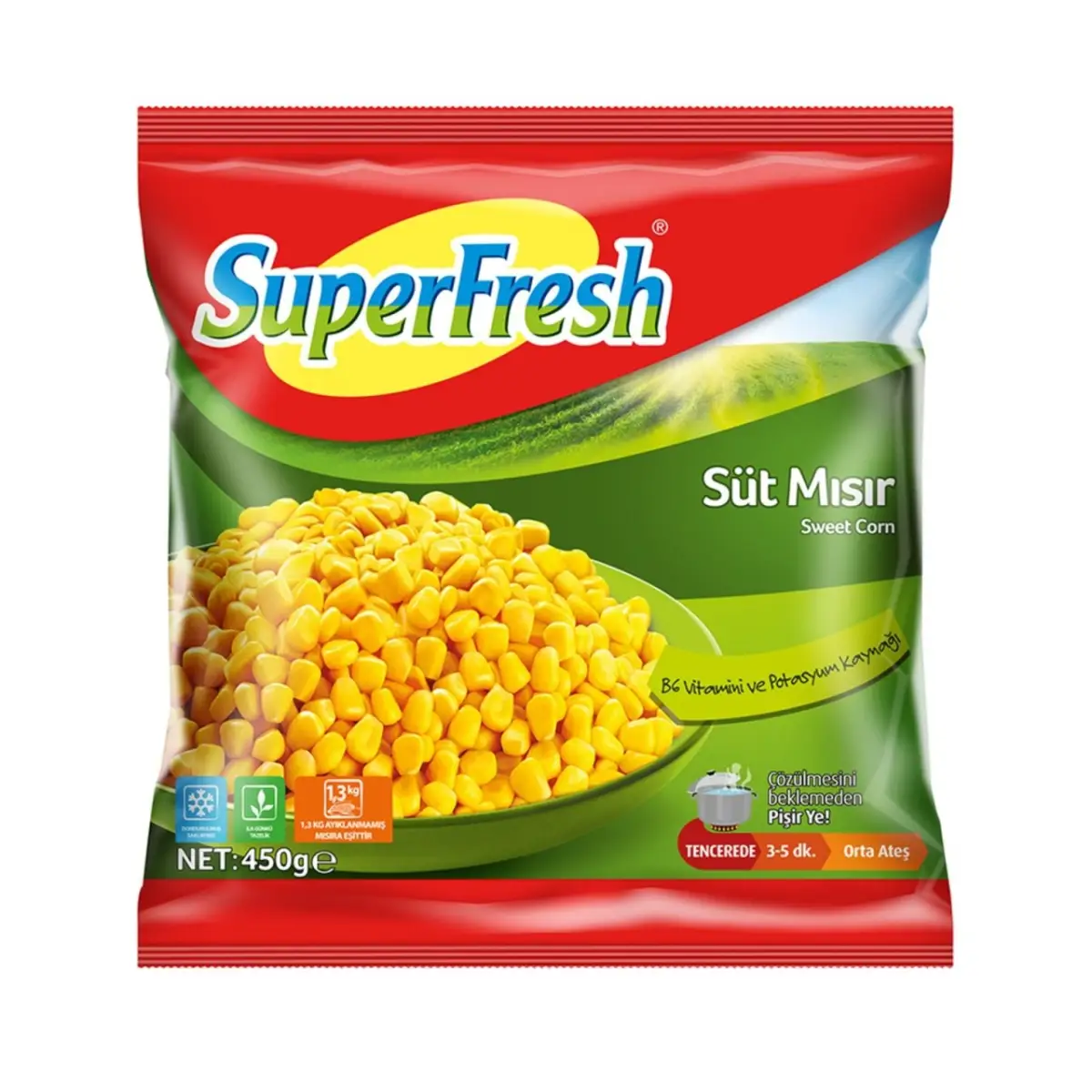 Superfresh Mısır 450 G