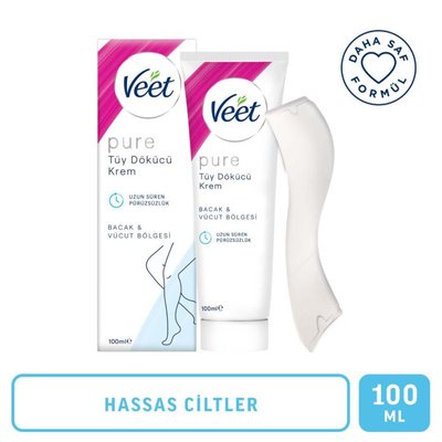 Veet Pure Tüy Dökücü Krem Hassas 100 ml
