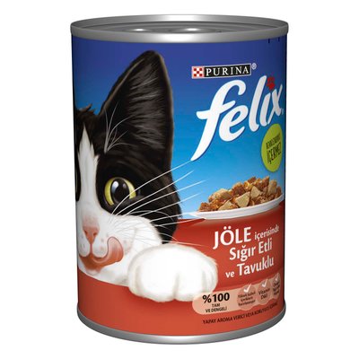 Felix Sığır Etli Ve Tavuklu Kedi Maması 400 G