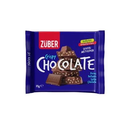 Züber Pirinç Patlaklı Sütlü Çikolata 35 G