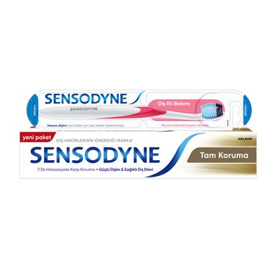 Sensodyne Tam Koruma Diş Macunu+fırça