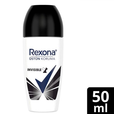 Rexona Kadın Roll On Deodorant Invisible Black White 50 ml