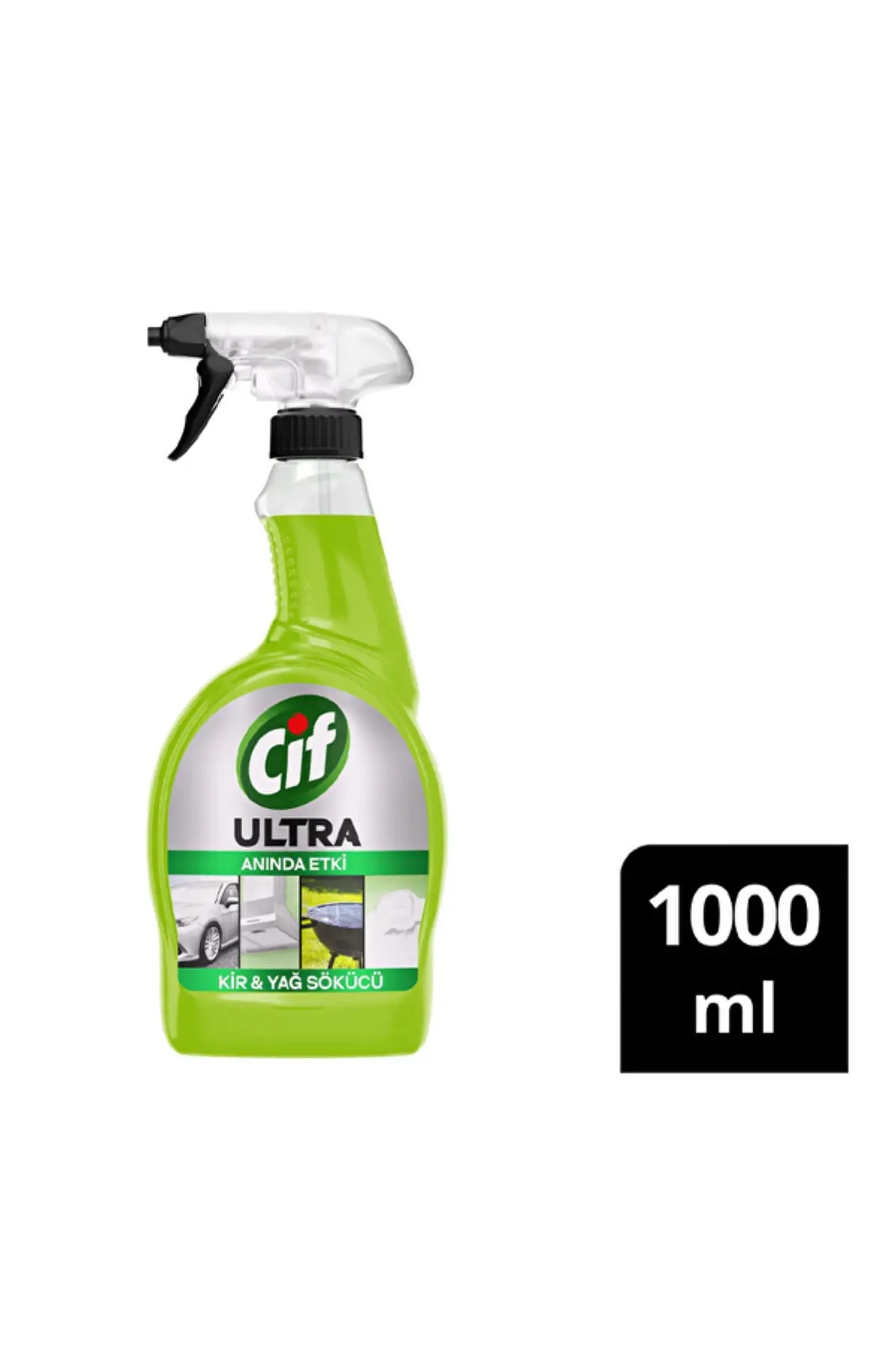 Cif Ultra Anında Etki Kir ve Yağ Çözücü 1000 ml