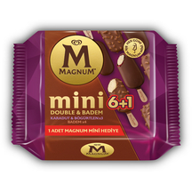 Magnum Mini 7'li Badem Double Karadut 393 ml