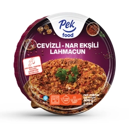 Pekfood Dondurulmuş Cevizli Nar Ekşili Lahmacun 4x100 G
