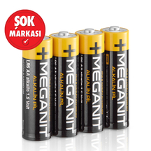 Meganit Alkalin Kalem Pil 4'lü