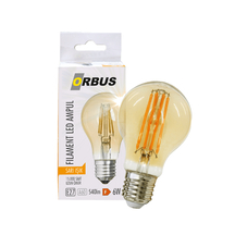 Orbus 6w Sarı Işık 540 Mlt Led Ampul