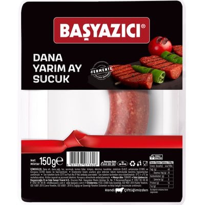 Başyazıcı Dana Yarım Ay Sucuk 150 g
