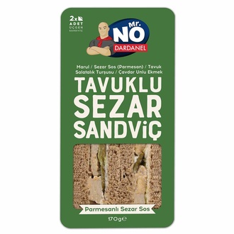 Mr.No Sezar Soslu Tavuklu Sandviç 170 G