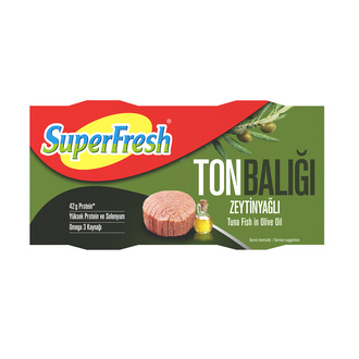 Superfresh Zeytinyağlı Ton Balığı 2x140 G