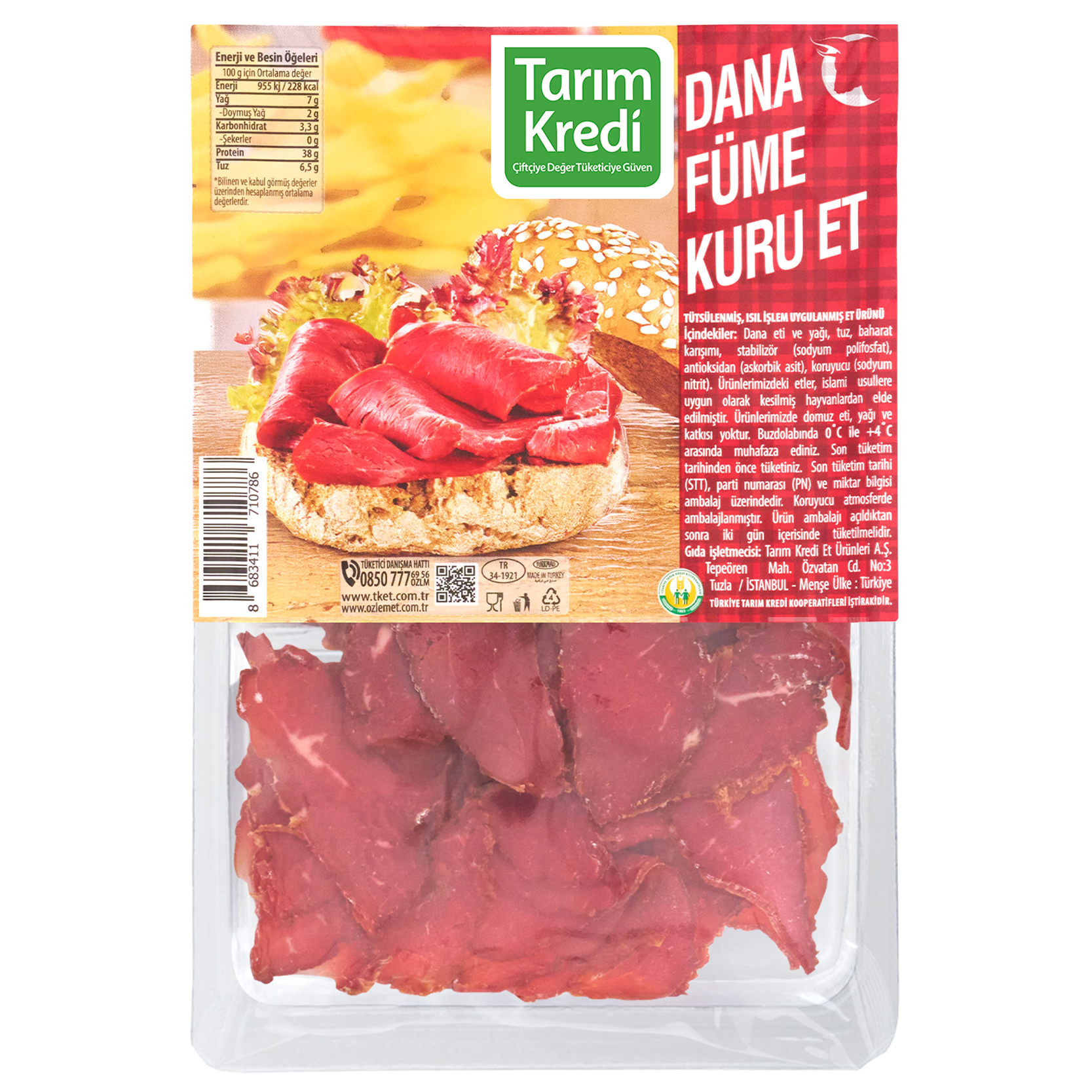 Tk Dana Füme Kuru Et