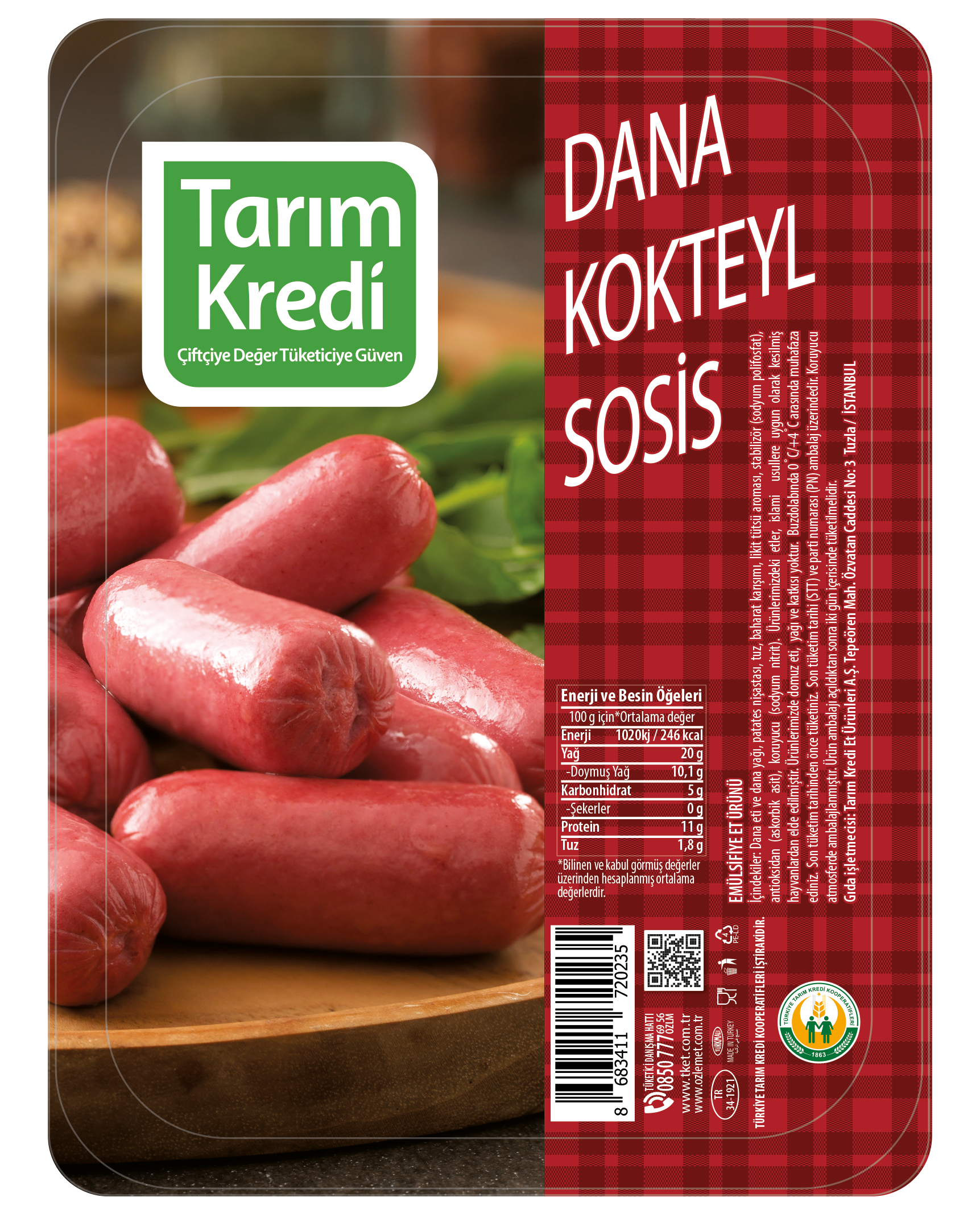 Tk Dana Kokteyl Sosis