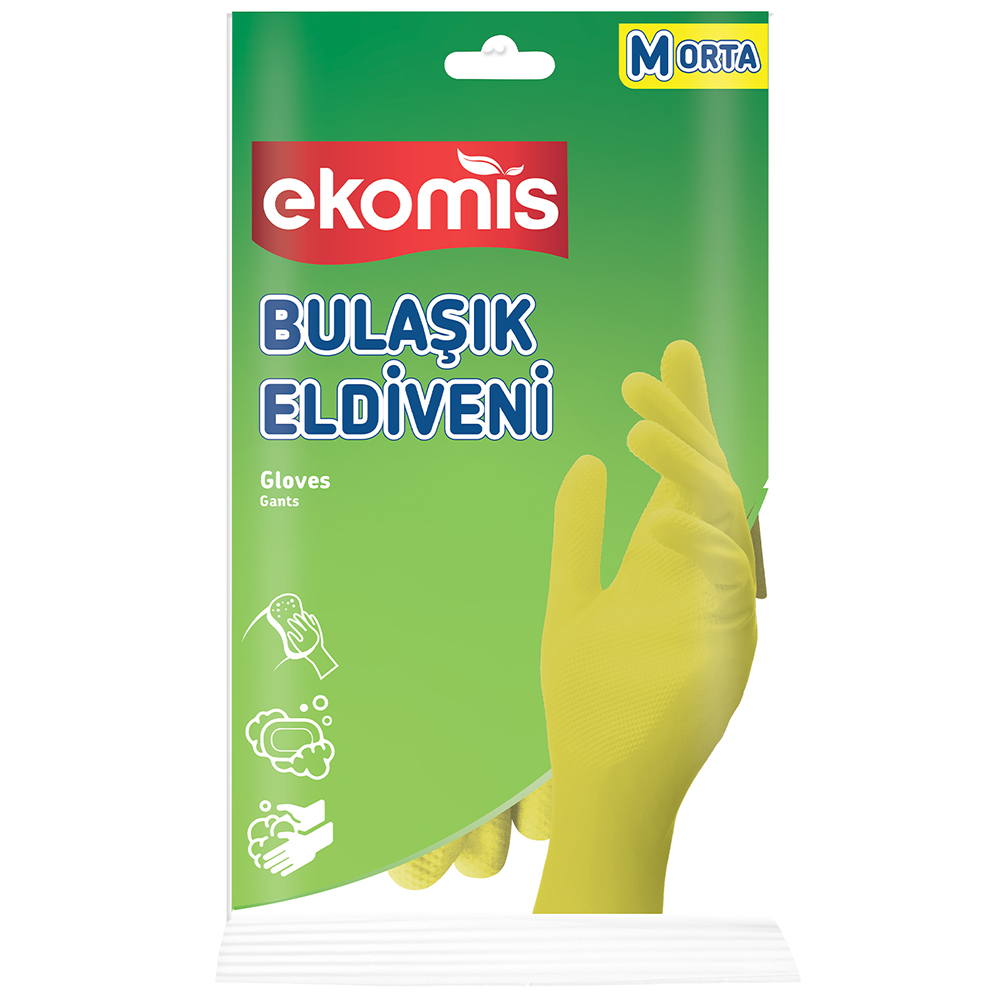 Ekomis Bulaşik Eldiveni Orta Boy