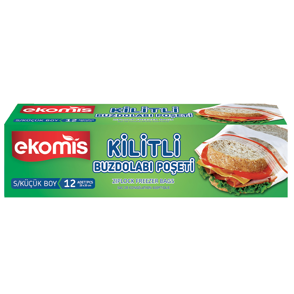 Ekomis Kilitli Buzdolabi Poşeti Yeni 20*