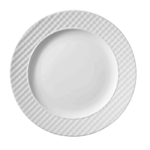 Kütahya Porselen Düz Tabak 20 Cm Ekose
