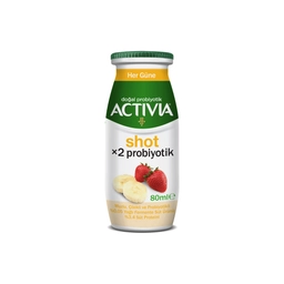 Activiashot Shot Çilek & Muz Probiyotik İçecek 80 ml