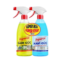 Asperox Sarı&Mavi Güç Genel Amaçlı Temizleyici 1+1