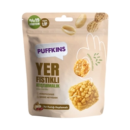 Puffkins Yer Fıstıklı Sağlıklı Atıştırmalık 75 G