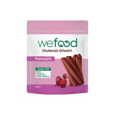 Wefood Glutensiz Grissini Pancarlı 40 G