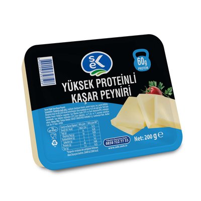 Sek Yüksek Proteinli Kaşar 200 G