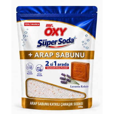Mr.Oxy Süpersoda Arap Sabunlu Çamaşır Sodası 500 G