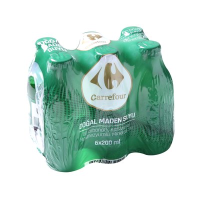 Carrefour Doğal Maden Suyu 6x200 ml