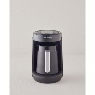 English Home TKM 6002 Plastik Cezveli Türk Kahve Makinesi Siyah Krom 320 ml