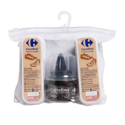 Carrefour Ayakkabı Boyası Siyah+Sünger Set 50 g