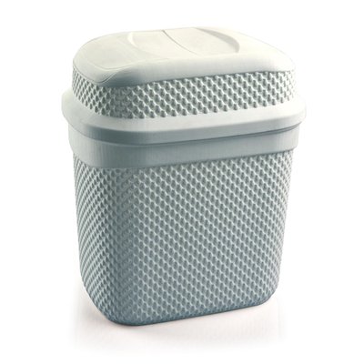 Üçsan Damla Desen Girdap Çöp Kovası 4 L