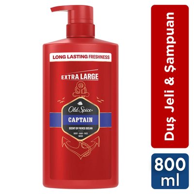 Old Spice Captain 3 in 1 Duş Jeli 800 ml